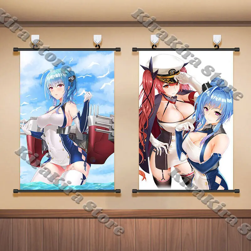 

Azur Lane Cosplay RN Aquila Poster Wall Scroll USS St. Louis Decor Picture MNF Le Malin Creativity Mural Decorative Paintings