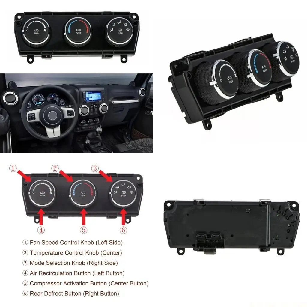 

Модуль управления температурой климата J0MA автомобильный 55111168AG 55111168AH 55111168AF