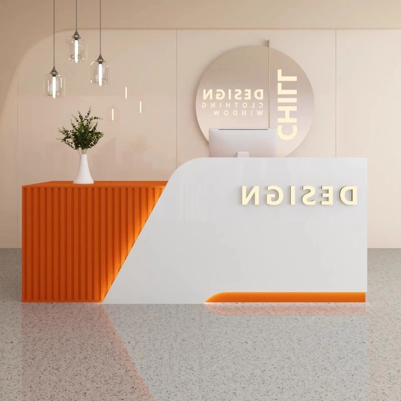 

Retail Checkout Counter Counter Reception Drawers Reception Desk Standing Desk Escritorios De Computadora Office Furniture