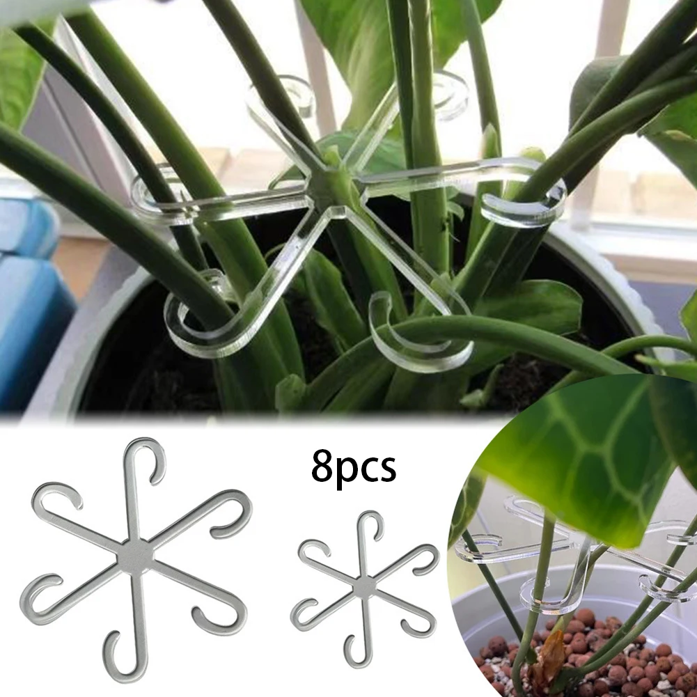 

Набор прочных зажимов для поддержки растений для монстеры и вьющихся растений, 4 предмета для стабилизации листьев и здорового роста