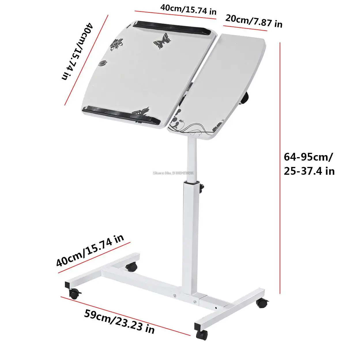 Foldable Computer Table Portable Rotate Laptop Desk Table for Bed Can be Lifted Standing Desk Home Furniture Adjustable Portable