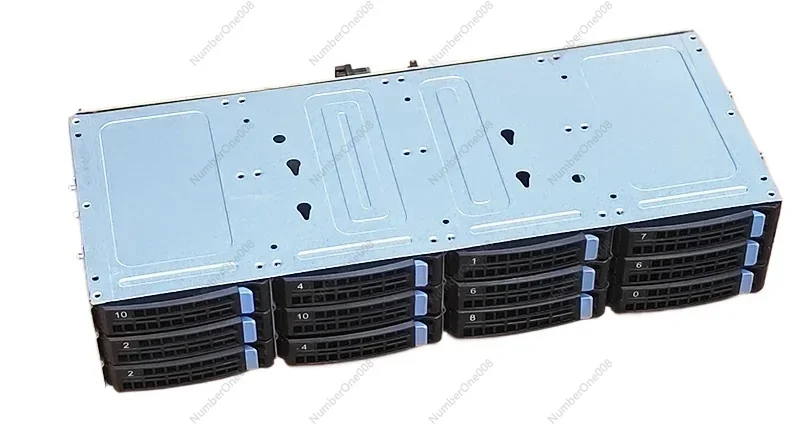 12 Bay 3.5-inch 6Gb Hard Drive Cage, 12Gb Storage NAS Black Qunhui CDN Hot Swappable SAS Series Chassis