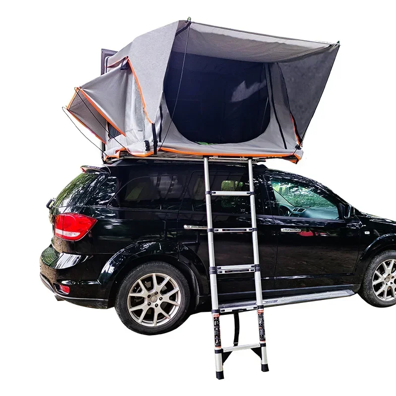 Outdoor tent camping roof tent automatic quick open hard top folding extension waterproof camping tent full set