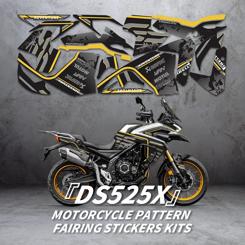 

Used For VOGE DS525X Pattern Printing Stickers Kits Motorcycle Accessories Protection And Decoration Various styles