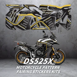Used For VOGE DS525X Pattern Printing Stickers Kits Motorcycle Accessories Protection And Decoration Various styles