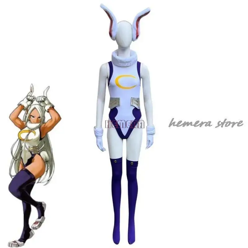 Mha Rabbit Hero Mirko Cosplay Sexy Costume Anime Bnha Rumi Usagiyama Miruko Role Party Cosplay Women Unisex Dropshipping