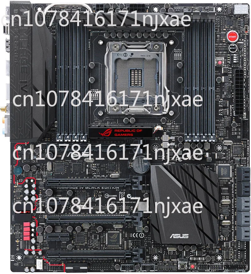 

used FOR ASUS ROG Rampage IV Black Edition Motherboard Support X79 R4BE 64GB DDR3