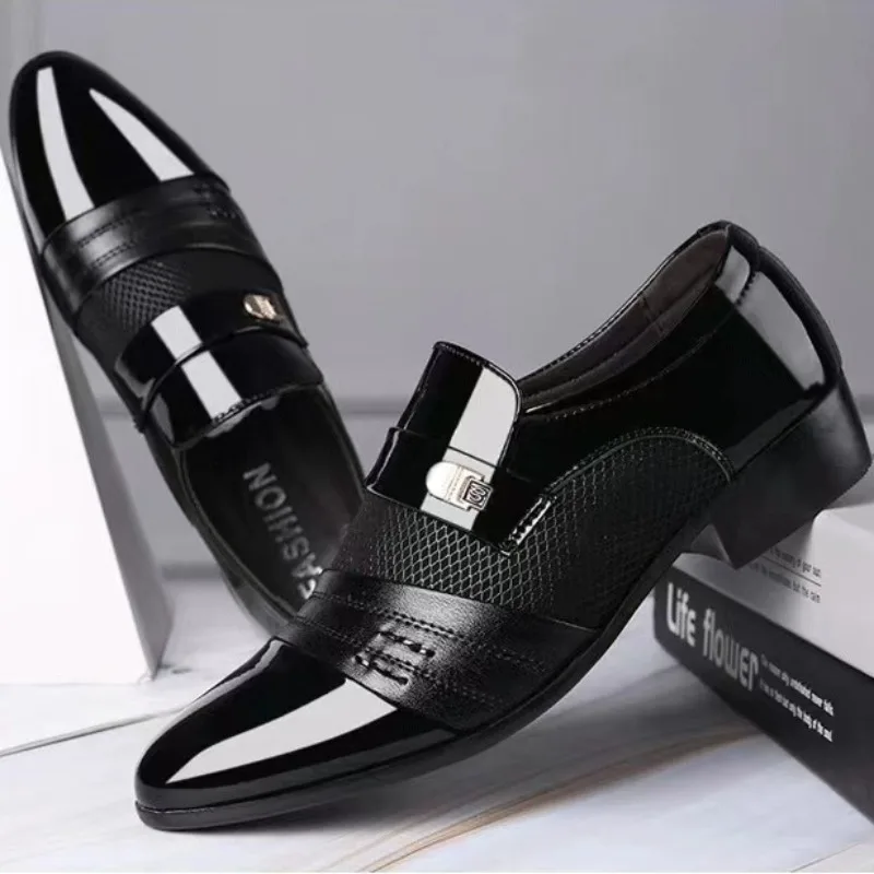 

Men's Dress Shoes Classic Leather Business Shoes Fashion Casual Office Shoes for Men Oxfords Loafers Men Casual Leather Footwear