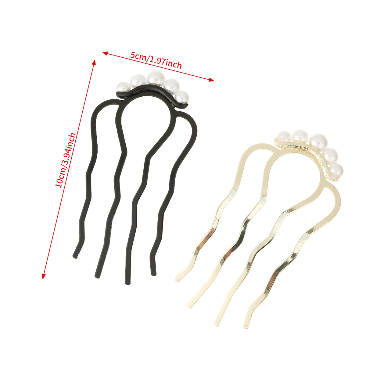 Hair Twisting Artifact Hair Comb Hairpin For Women Vintage Korean U-Shaped Hairpin Hair Plug Decoration Fixed Hairpin Simple