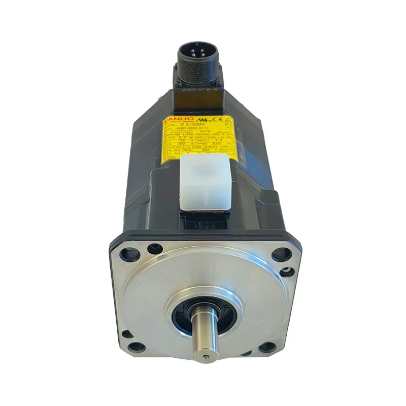 A06B-0032-B177 محرك سيرفو يعمل بالتيار المتردد Fanuc الجديد ضمان لمدة 12 شهرًا A06B0032B177