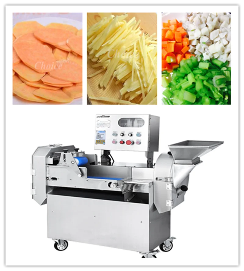 Sweet Cucumber Celery Spinach Vegetable Cutter Machine Potatoes Carrots Slicer Multi-function Automatic Vegetable Cutting Machin