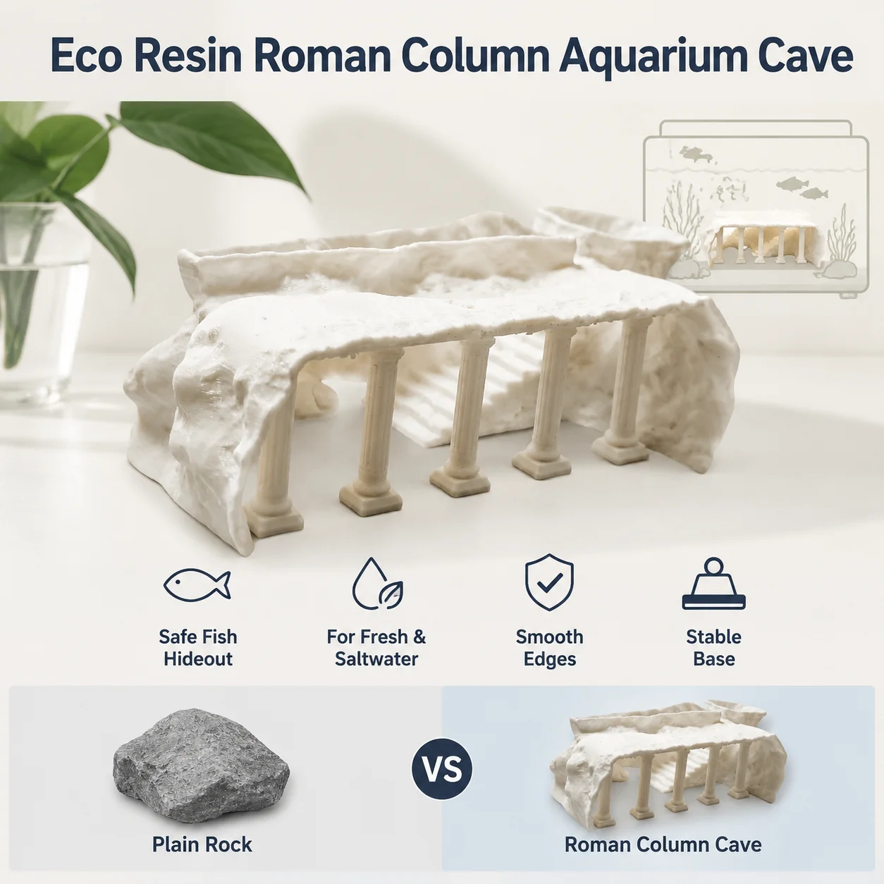 1 st Aquariumdecoratie Realist - Aquarium Marine Rock recensie en prijs