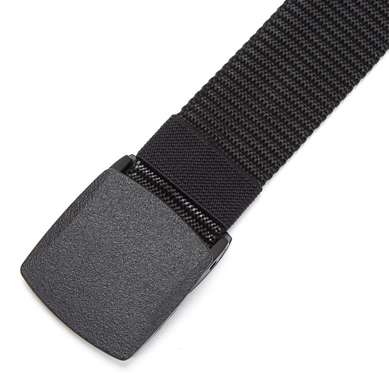 Automatic Buckle Men Nylon Webbing Belts Canvas Casual Fabric Belt Quality Accessories Jeans Waist Strap