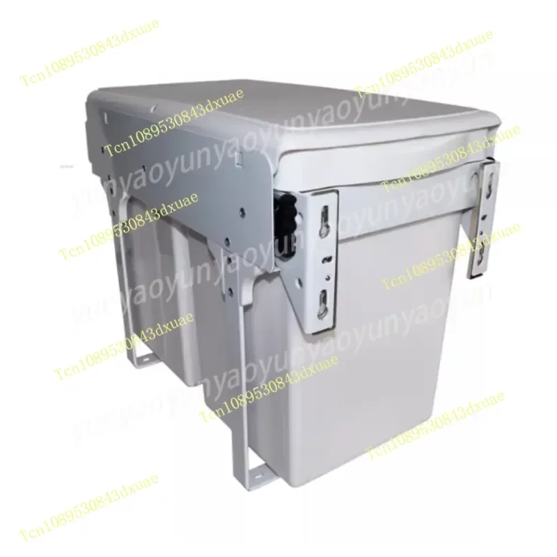 Kitchen Sorting Trash Can, Pull-out Cabinet, Sink Cabinet Trash Can, Square Cabinet Inner Cabinet Door Hidden Trash Can