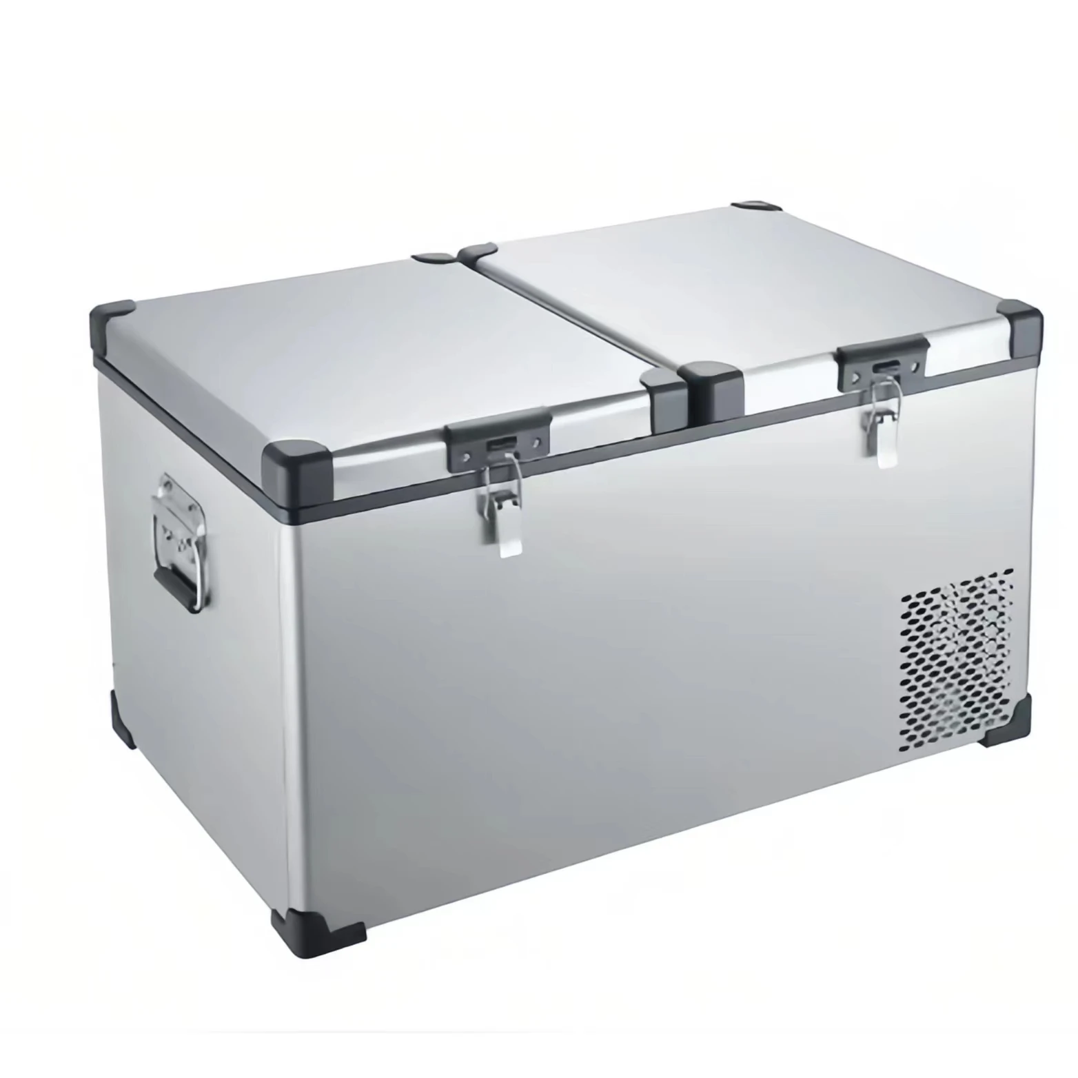 Smart Cooler Box 95L Freezer with Triple baskets and Separate Temperature Control DC 12V / 24V AC100-240V