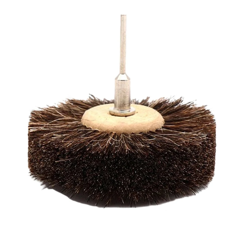 Grinding Buffing Wheel for Rotary Tools with Sisal Filament Hair Brush Designed for Polishing Walnut Jade and Bodhi Engraving