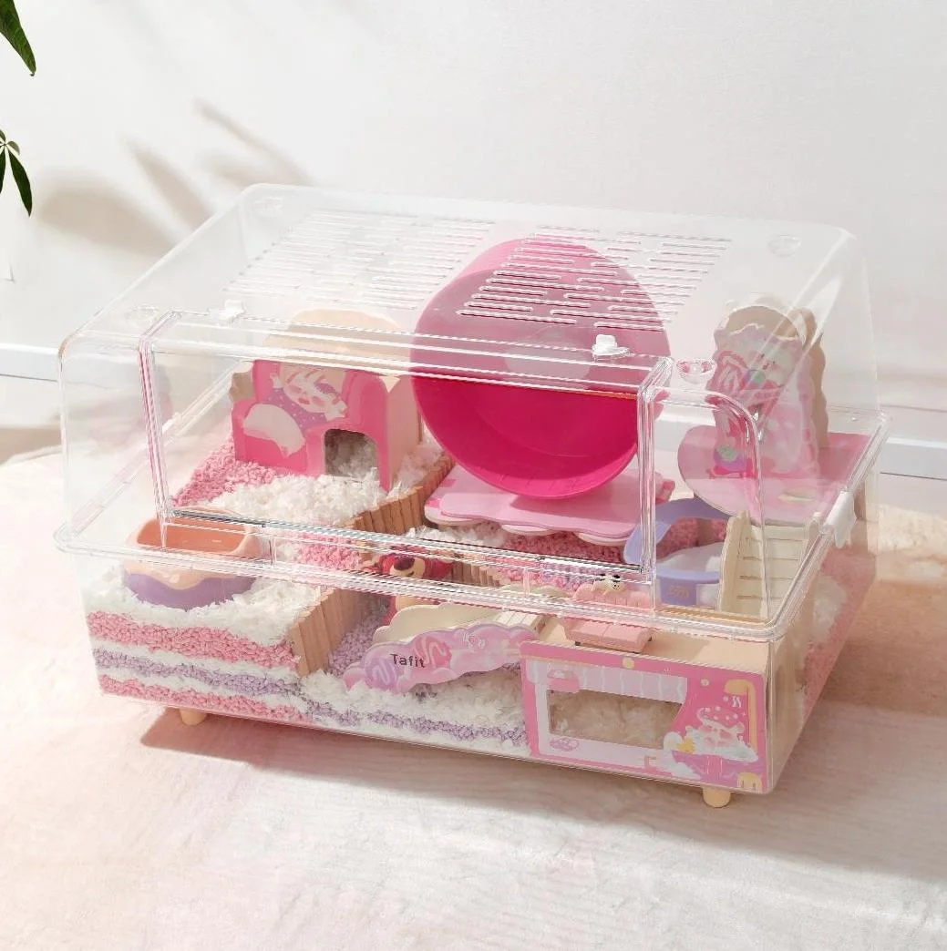 

Wholesale Extra Large Transparent Acrylic Breeding Box for Hamsters 75 Cages Golden Bear Special Supplies Small Animal Supplies
