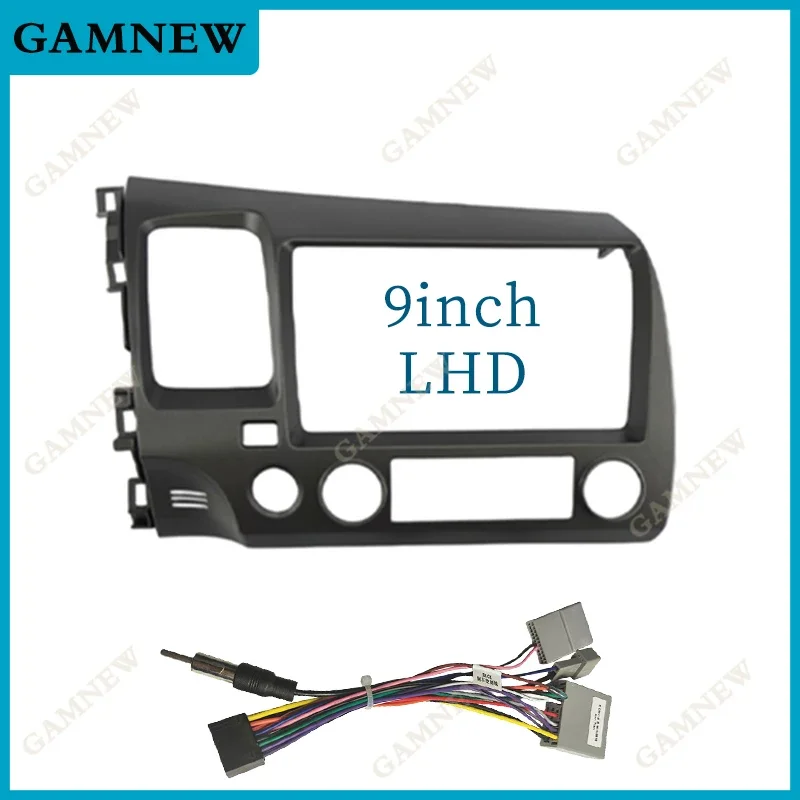 9 Inch 10 Inch Car Frame Fascia Adapter Android Radio Dash Fitting Panel Kit For Honda Civic G8 2006-2011