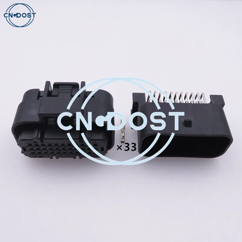 

1 Set 33 Way Auto ECU Wiring Socket 1554461-2 Automobile PCB Plug Connectort AC Assembly For Car