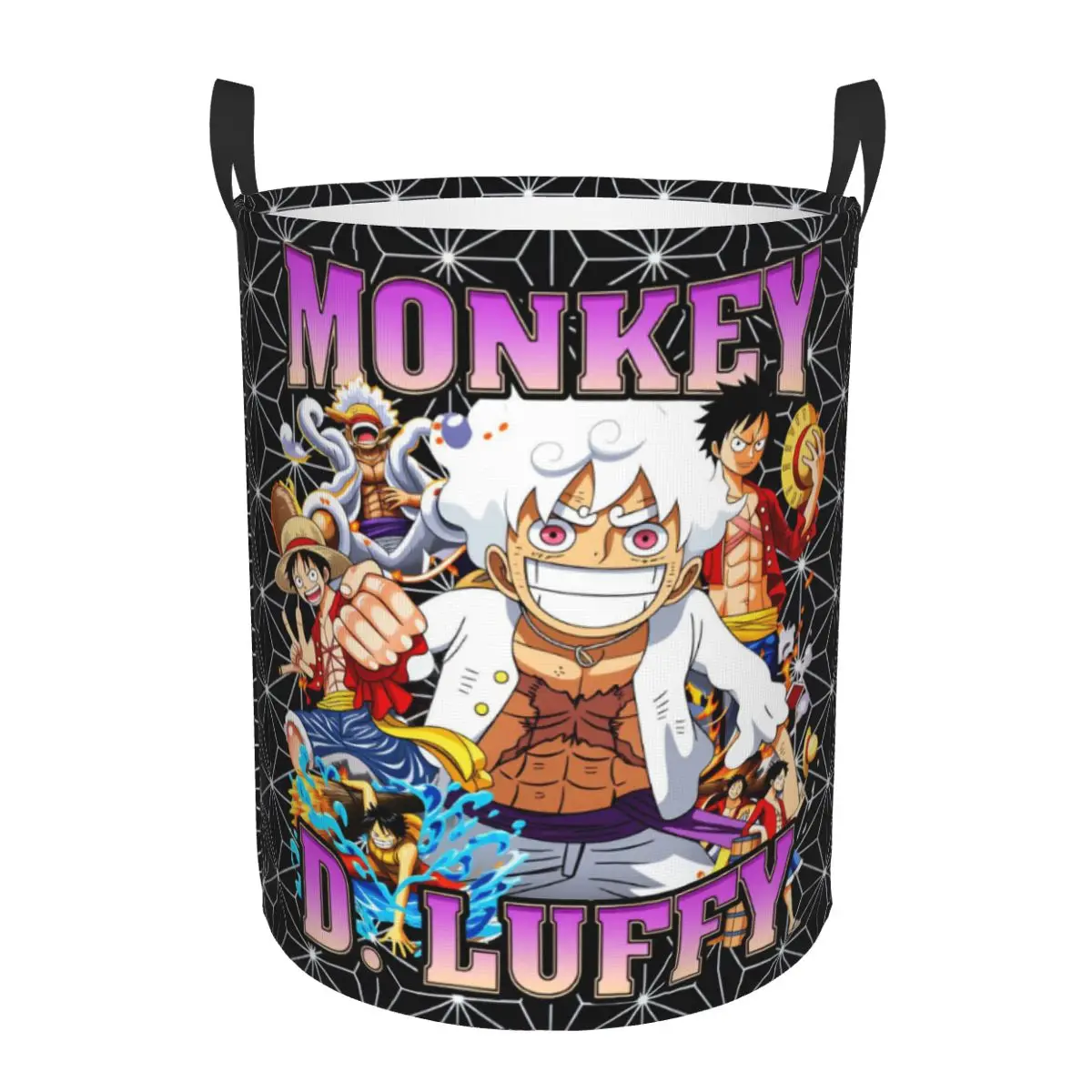 

Корзина для белья One Piece Luffy Manga, складная, аниме-стиль, для домашнего использования, органайзер для ванной комнаты, контейнер для хранения