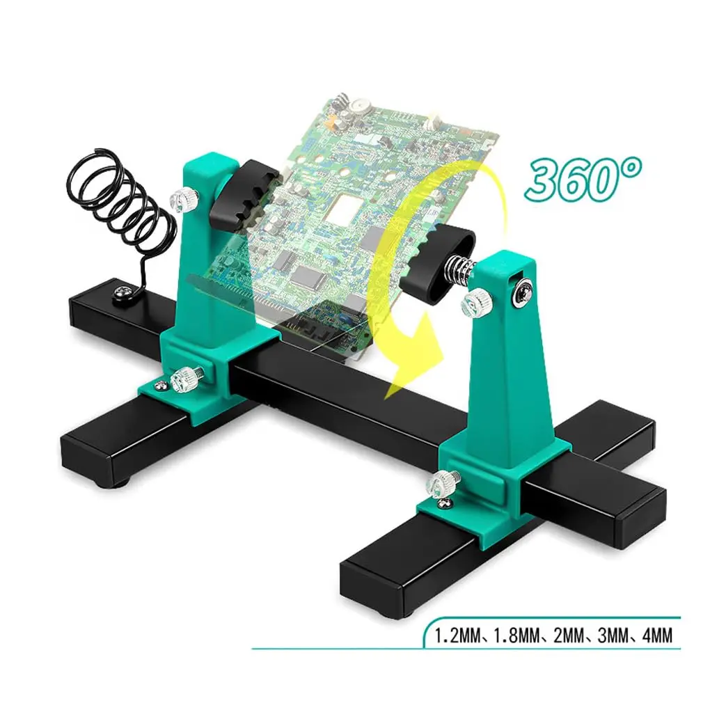 Adjustable Printed Circuit Board Holder Frame, PCB Holder Frame and Clamping Kit