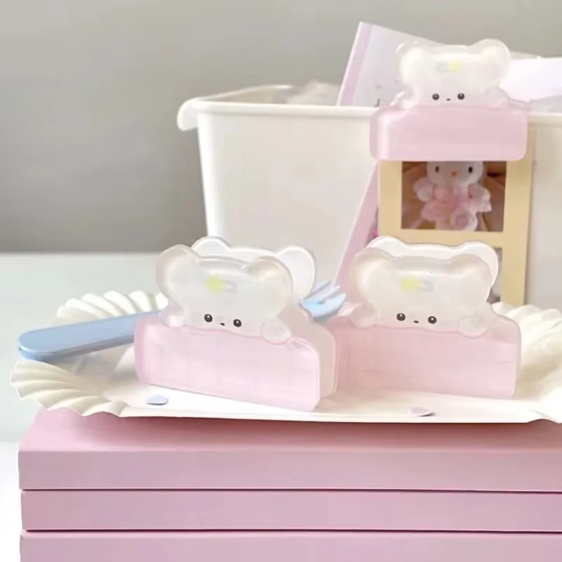 كتيب تنظيم وتخزين كليب لطيف هلام جرو Pp كليب على الوجهين الاكريليك طالب اليد كتاب التسمية أوراق اختبار #1