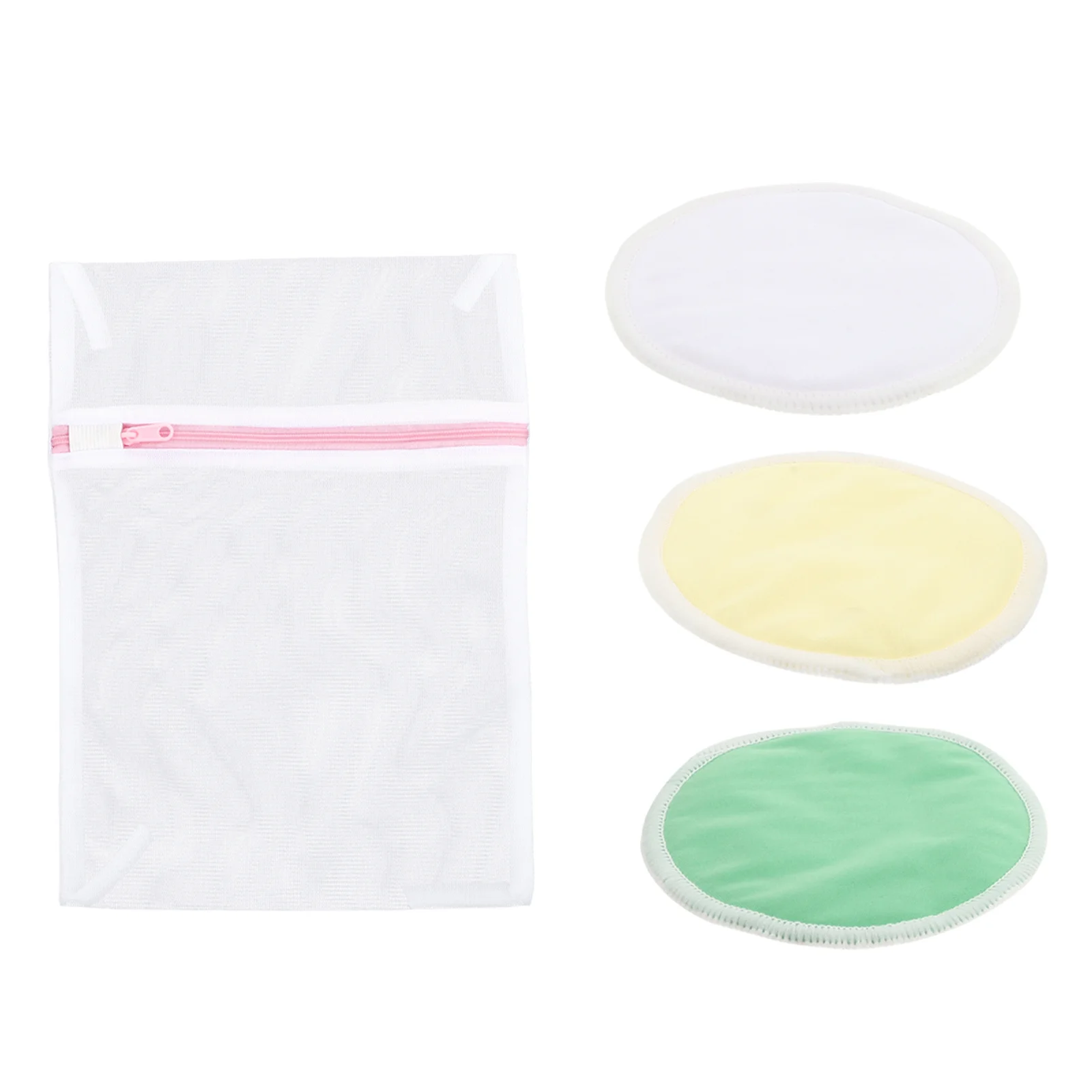 4 قطعة منصات التمريض غشاء بولي يوريثان منصات الرضاعة الطبيعية قابلة لإعادة الاستخدام قابل للغسل وسائد الثدي امتصاص قوي مرنة الطبيعية #1