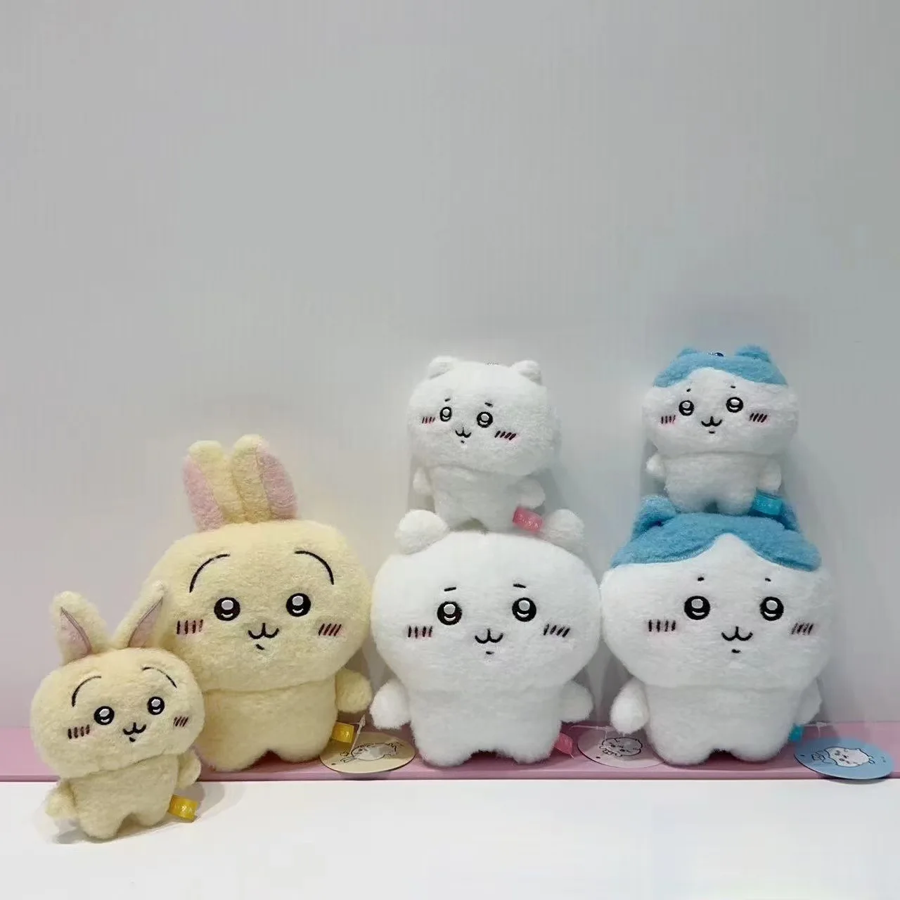 

jiyiPlush Keychain 10cm/16cm Cute Hachiware Usagi Stuffed Toy Pendant Soft Plush Doll Collectible Bag Charm Gift for Fans
