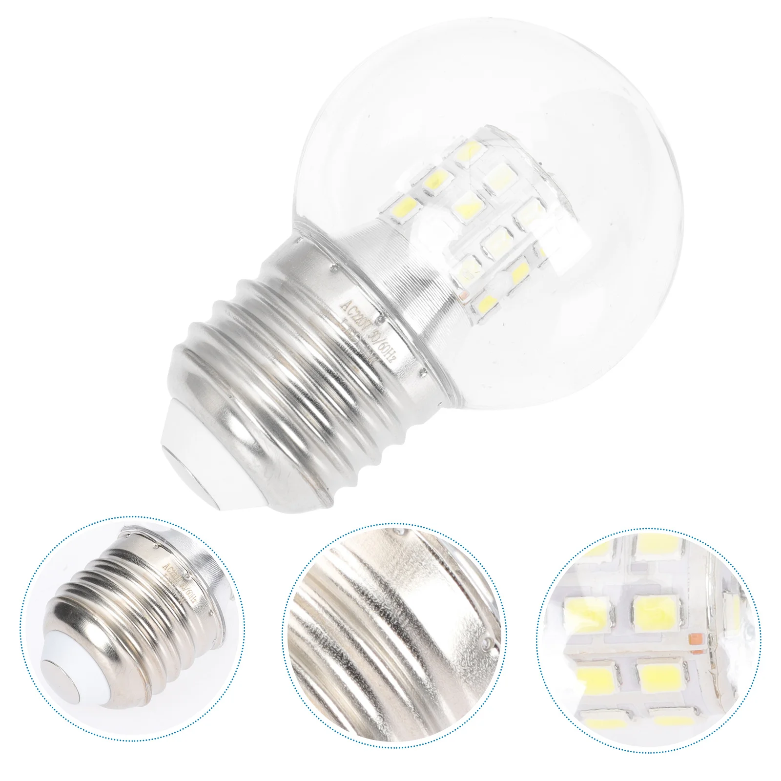LED E27 7W Light Bulb Replacement Energy Saving Long Lifespan Bright Light Indoor Outdoor Decorative Globe Bulb
