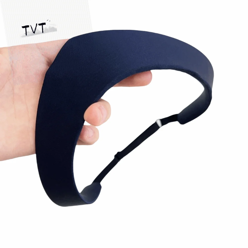 

Elastic Crown Textiles Headband Soft Padded Wide Retro Non Slip Hair Hoop Korean Style Solid Vintage Leisure Headband