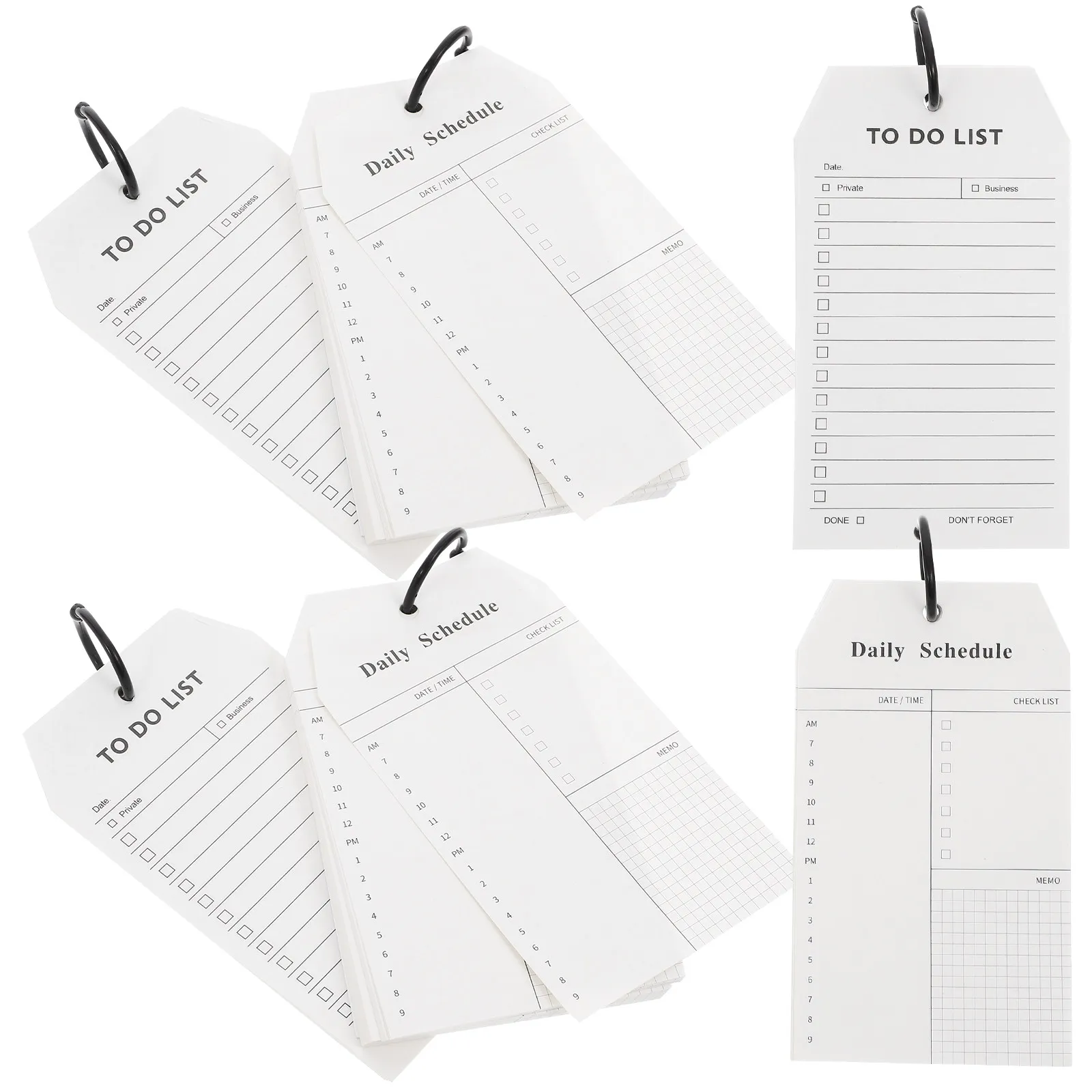 

Набор из 6 блокнотов с застежкой, премиум-класса, для планирования, рисования, записей, ежедневного использования, портативный, компактный, для студентов