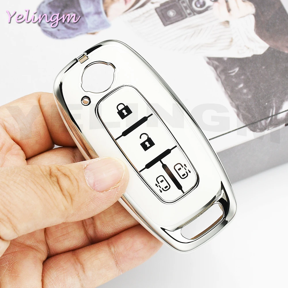 Funda de TPU para llave de coche Nissan Sakura B6 Aura X-trail T33 Roox B4 Series B44A B45A B47A B48A Infiniti Serena C28, funda para mando a distancia
