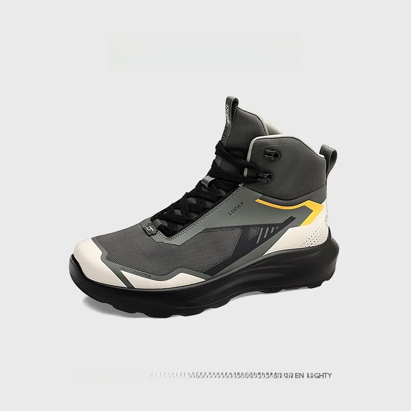 

Мужские высокие спортивные ботинки Sli для активного отдыха весна-осень, на флисовой подкладке, нескользящие, износостойкие, повседневные, с круглым носком, на толстой подошве