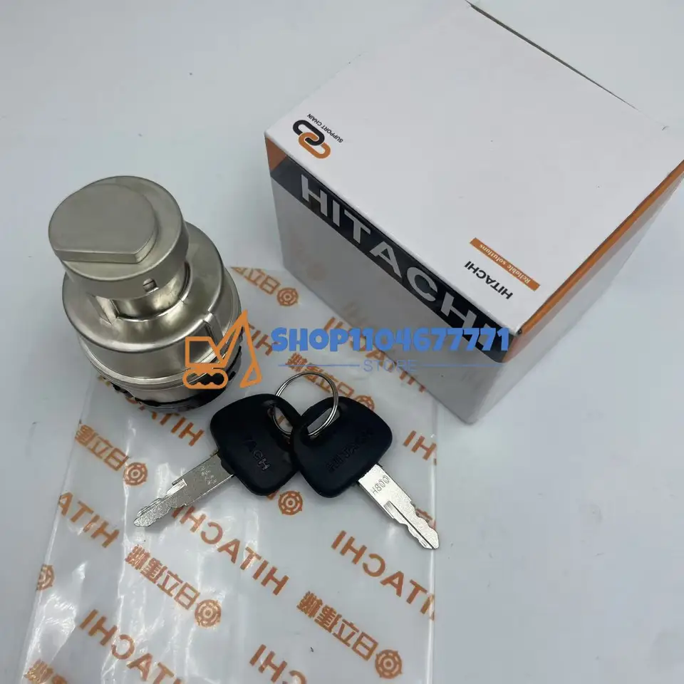 Excavator Ignition Switch Start Switch Electric Door Lock Key For