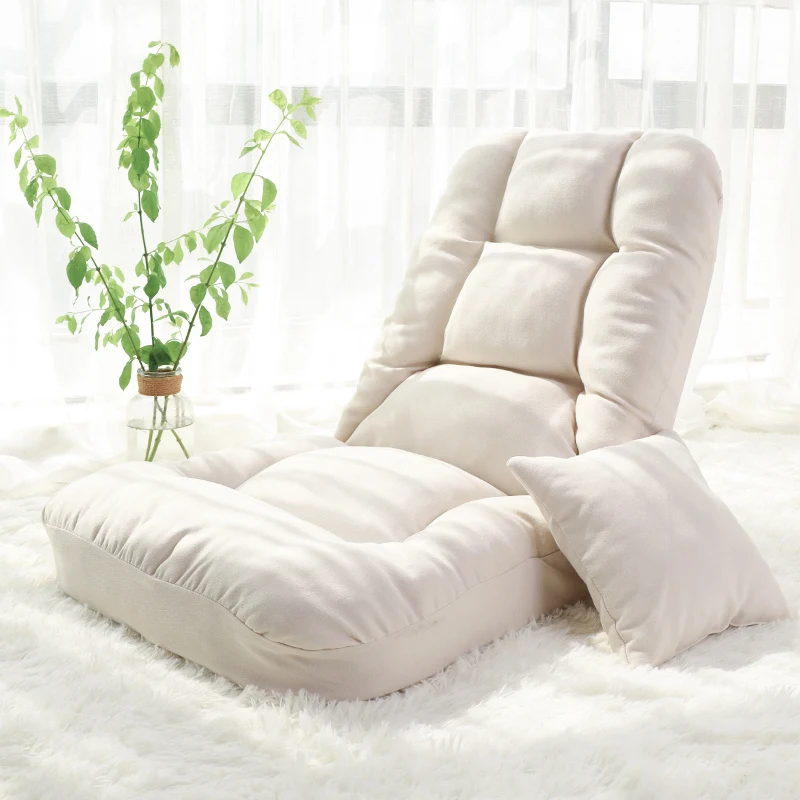 

Lazy sofa tatami dormitory student bed backrest seat bedroom bay window chair reading small sofa foldable