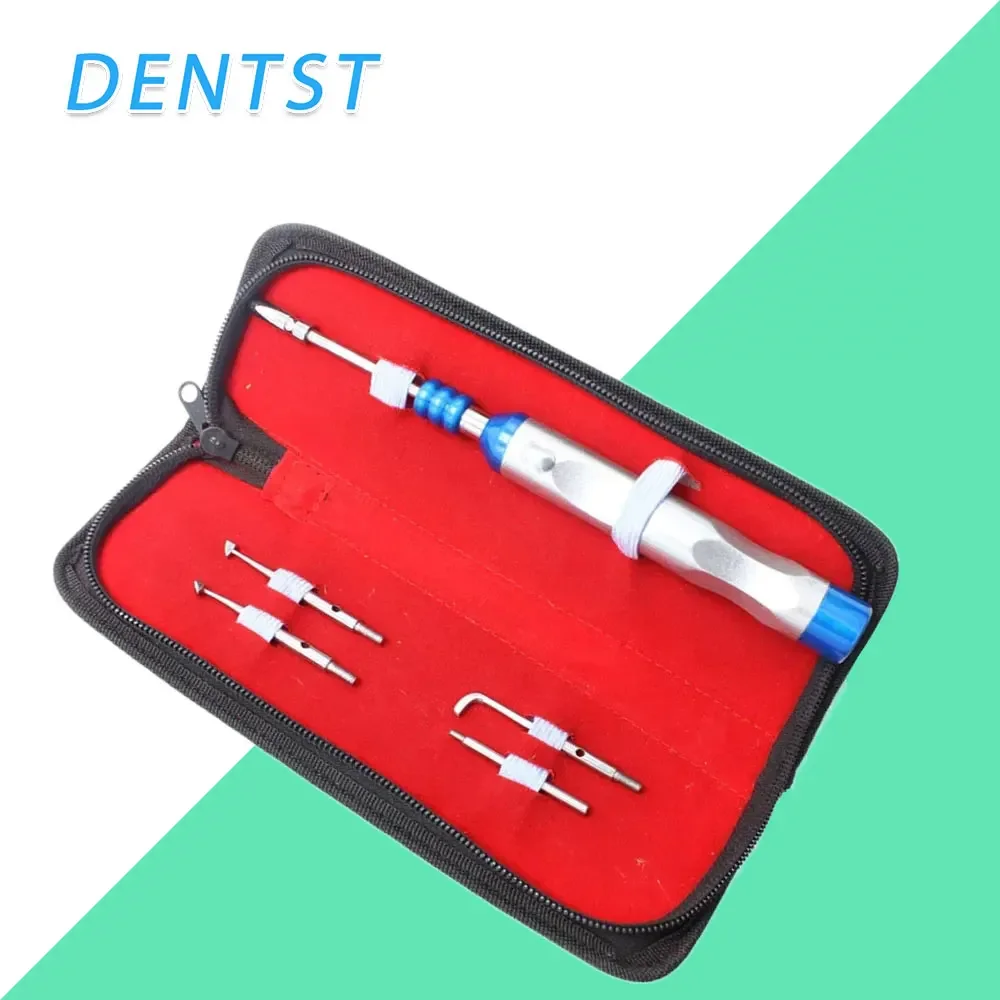 

Dental Automatic Teeth Crown Remover Kit Adjustable 4 Shifts Crown Remover Stainless Steel Lab Teeth Restoration Tool Instrument