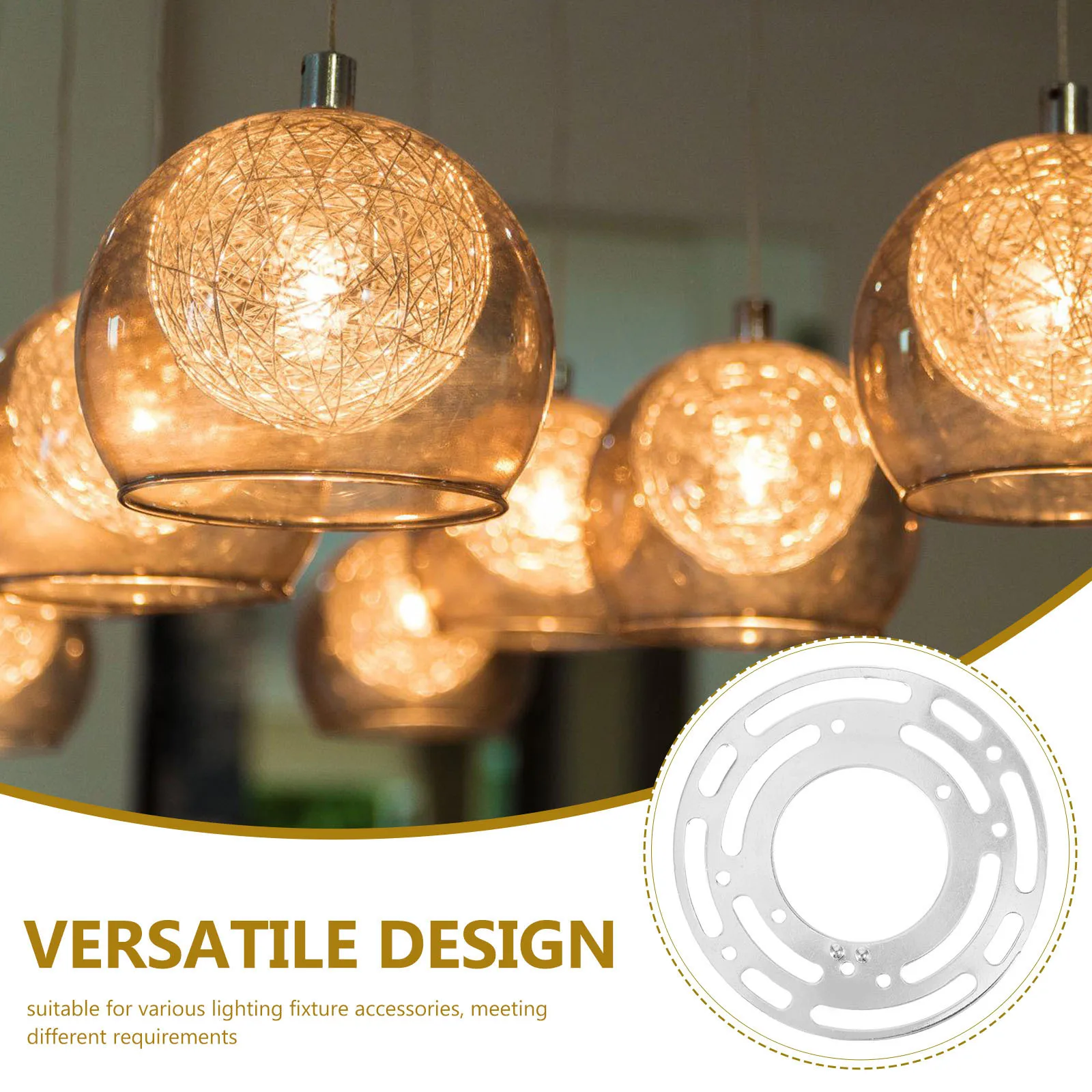 Juego de 2 soportes de montaje para accesorio de techo, barra transversal de acero Universal para lámparas colgantes, montaje de lámpara de pared, accesorios para el hogar