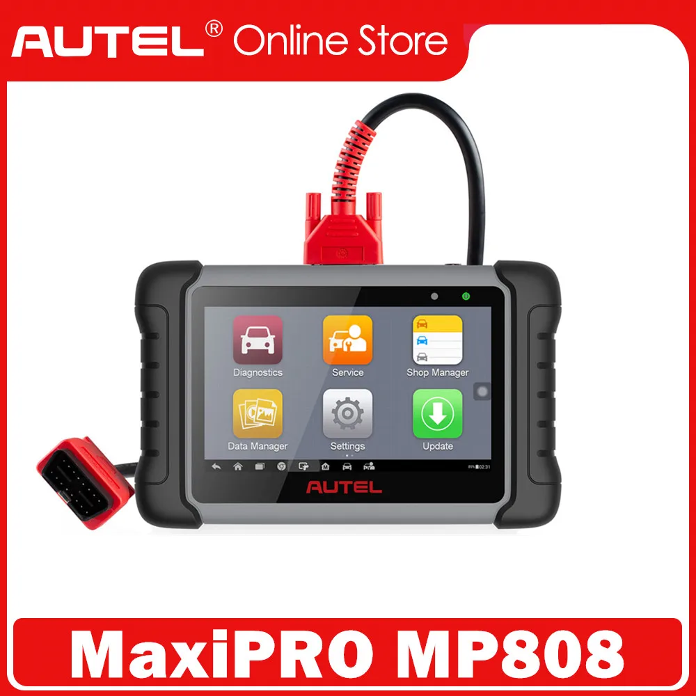 

Original Autel MaxiPRO MP808 Professional OE-Level Diagnostics Support Injector Coding Same Functions as DS808K MS906