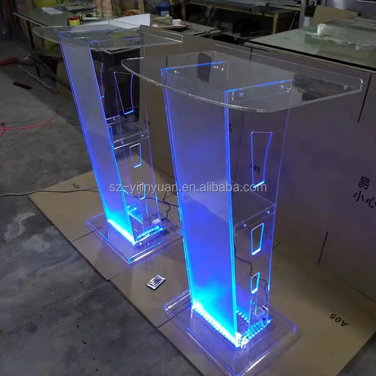 Transparent Led Lighting Acrylic Lighthouse Pulp