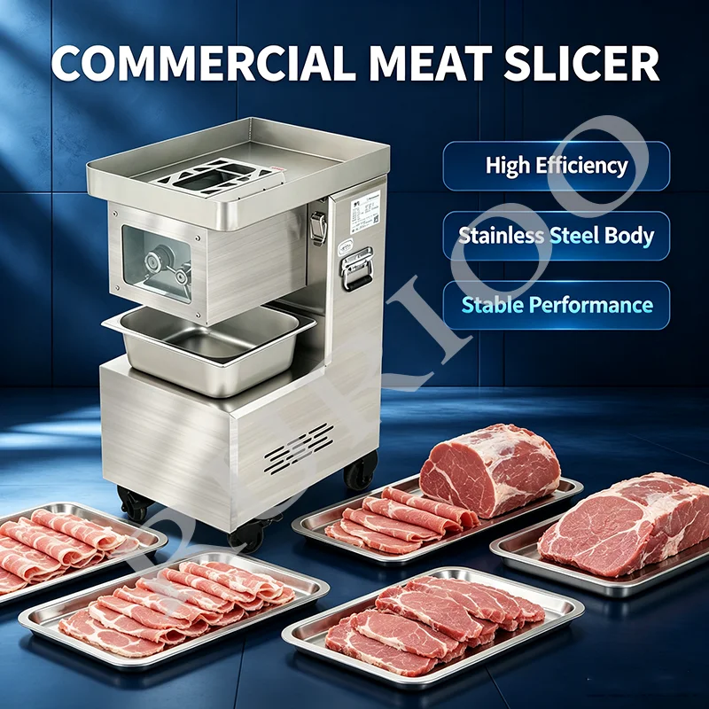 Automatic Meat Slicer and Grinder Machine Industrial Meat Cutter