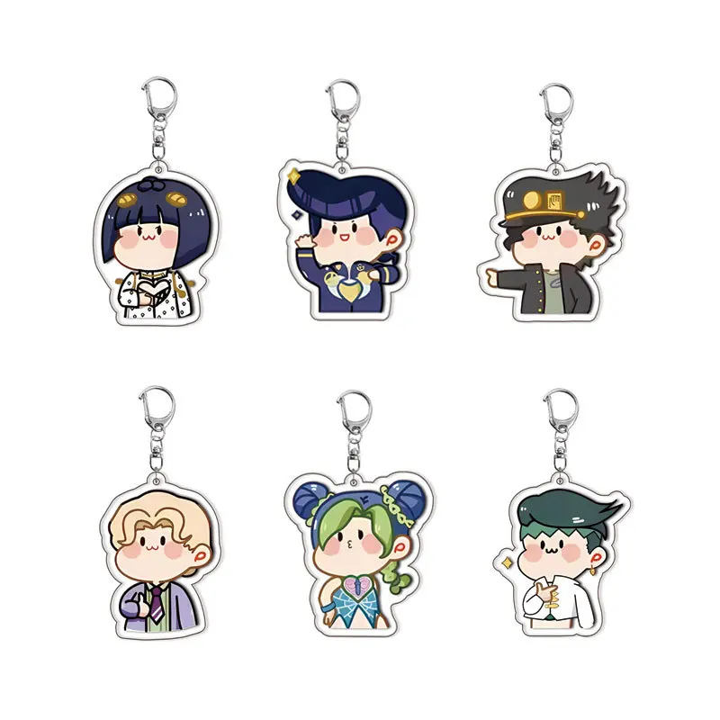 Брелок-в-стиле-аниме-jojo-Джонатан-Джостар-Джозеф-Гвидо-Миста-Бруно-Буччеллати-аксессуары-для-косплея-брелок-кулон-мультяшный-значок