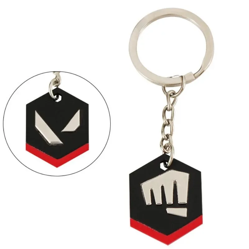 سلسلة مفاتيح ريفر مايلر فالورانت للأولاد ، سكين كارامبت ، شخصية أنيمي معدنية M4 ، سلاح كوسبلاي ، سيف ساموراي ، هدية لعبة ، 16 VA