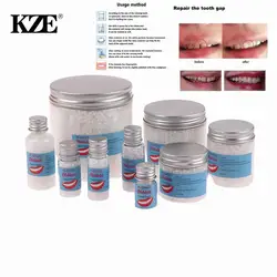 5-80ml Harz Zahn reparatur kleber formbare Zahnlücken füllen feste temporäre Zähne reparieren False teeth Kleber Sicherheit zahn ärztliche Versorgung