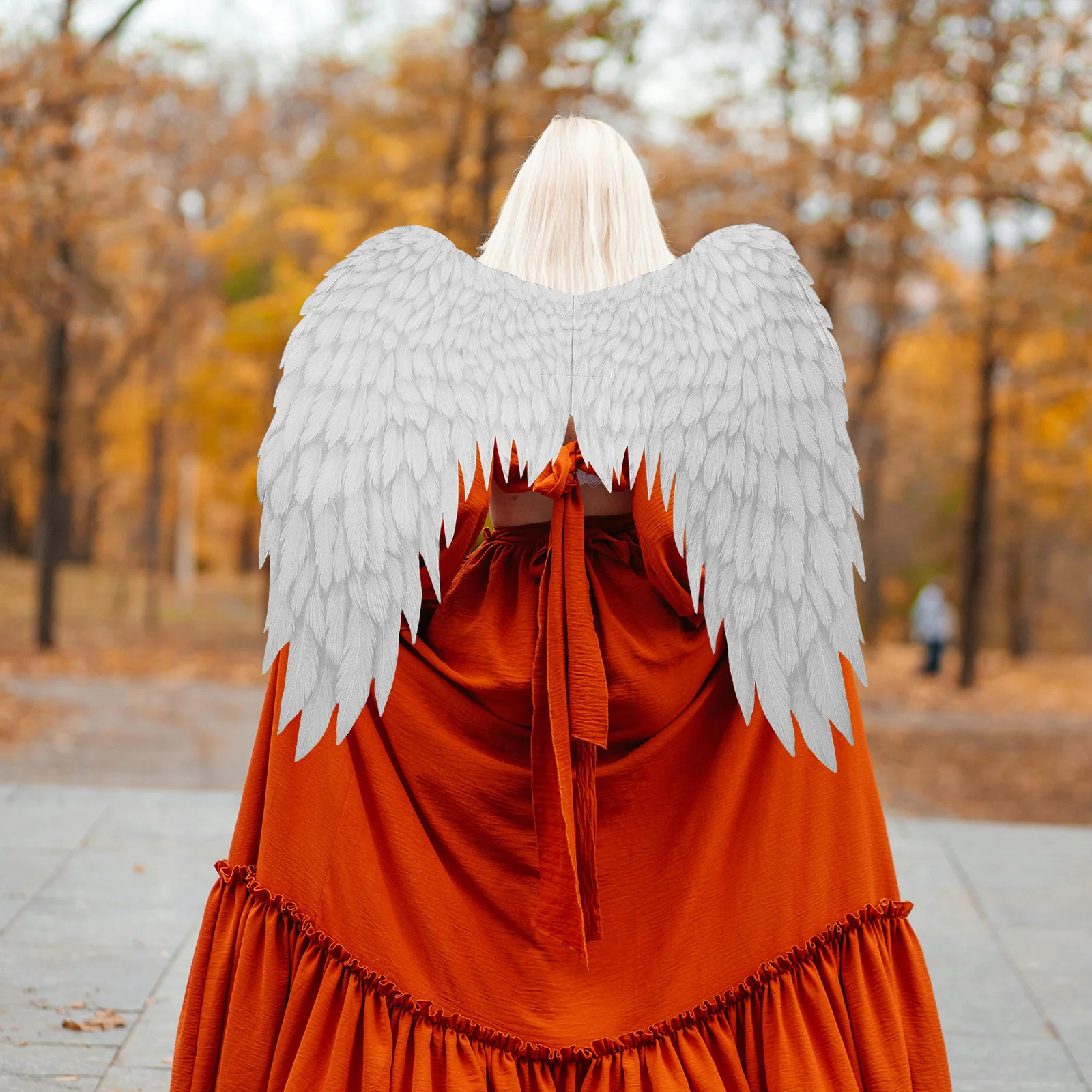 

Party Angel Wings Lightweight Foldable Dual-Sided Costume Props For Halloween Cosplay Festival Dress Up