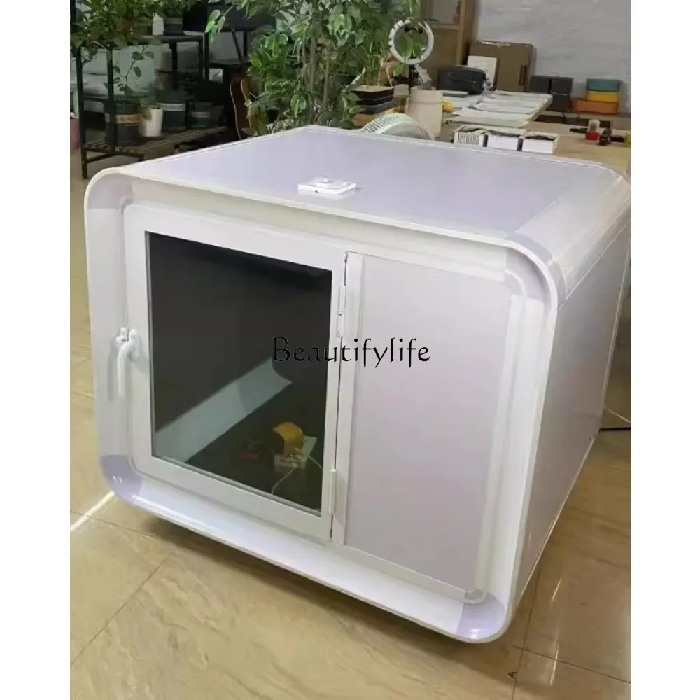 

Household Pet Soundproof Room Movable Mini Soundproof Box Cover Cage Glass Room