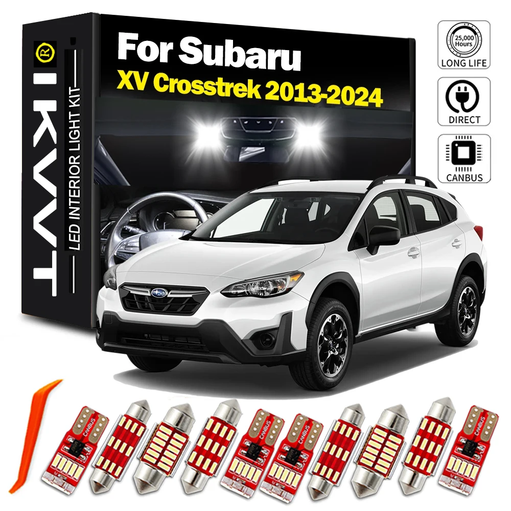 

Комплект внутреннего светодиодного освещения IKVVT для Subaru XV Crosstrek 2013 2014 2015 2016 2017 2018 2019 2020 2021 2022 2023 2024 Автомобильные аксессуары