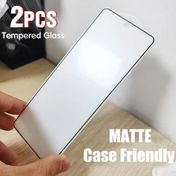 2Pcs Matte Frosted Tempered Glass For Samsung Galaxy Z Fold 7 SE 6 5 4 3 2 W25 W24 W23 W22 Anti Fingerprint Screen Protector
