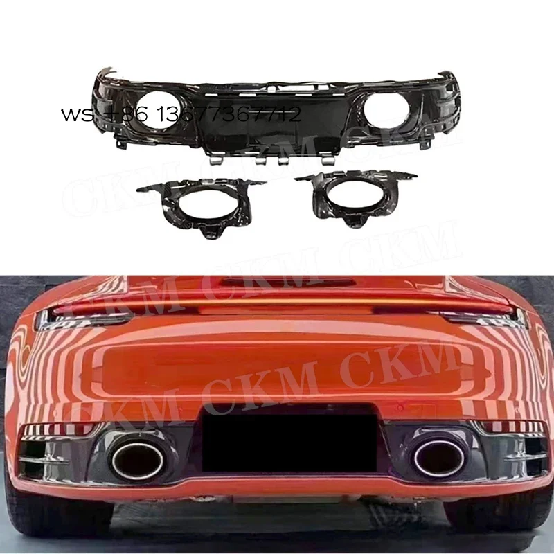 

Factory hot salesDry Carbon Fiber Rear Diffuser Spoiler Accessories Decoration for 911 Carrera 4S Standard Sport 2019-2023 FRP