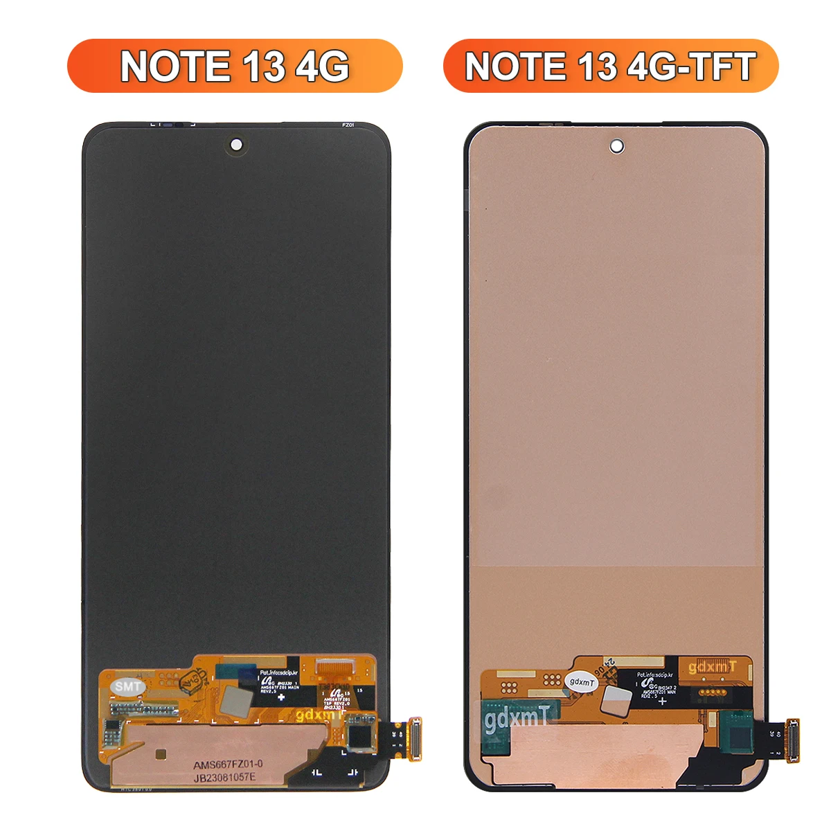 6.67\'\'For Xiaomi Redmi Note 13 4G Tested For Redmi Note13 23129RAA4G LCD Display Touch Screen Digitizer Assembly Replacement