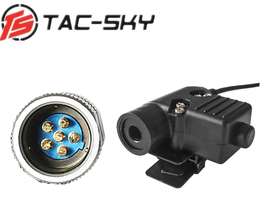 Imagem -02 - Tac-sky Adaptador Ptt de Pinos para an Prc 152 152a Prc148 163 Fone de Ouvido Tático Walkie Talkie Modelo Virtual Caixa Manequim ts